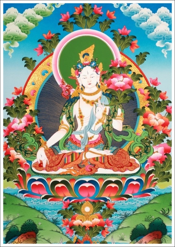 Tara trắng, bạch độ mẫu Tara, bạch độ Phật Mẫu tara, Độ Mẫu, Tara, Thần chú, om tare tuttare ture soha