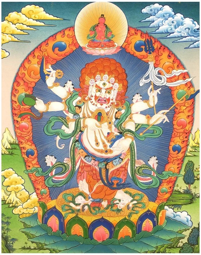 Đại Hắc Thiên Mahakala, Mahakala là Ai, Đại Hắc Thiên, Mahakala 2 cánh tay, Mahakala Tứ thủ, Mahakala 6 Cánh Tay, Mahakala, mahakala trắng, white mahakala