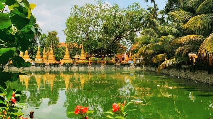 Chùa Xà Tón, Chùa Xvayton, Chùa Khmer, Chùa Khmer An Giang, Kiến Trúc Chùa Khmer, Du Lịch An Giang, Chùa Nam Tông