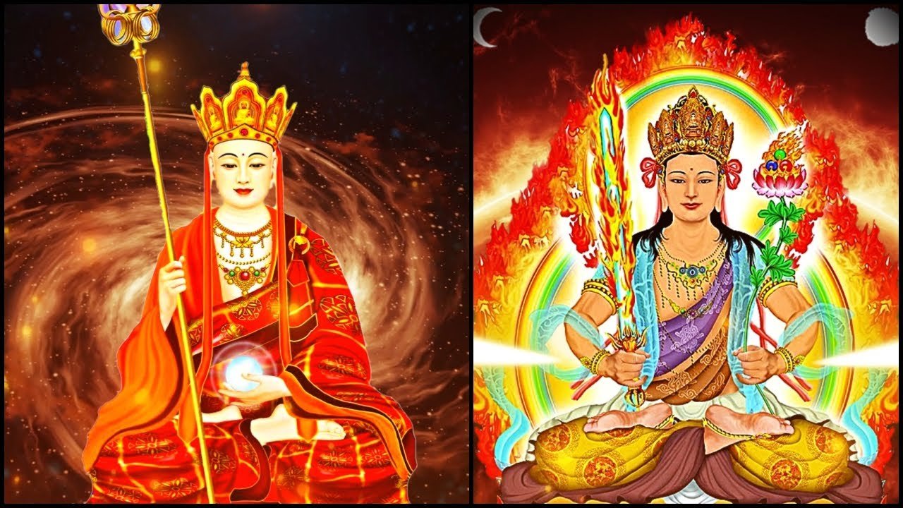 [2 in 1]🎶 Thần Chú Ksitigarbha Địa Tạng Vương Bồ Tát Và Hư Không Tạng Bồ Tát Akasagarbha🌟