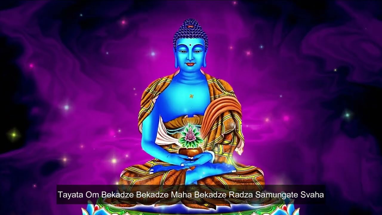 [1/2 Hour]🙏 Medicine Buddha Heart Mantra: Tayata Om Bekadze Bekadze Mantra | 藥師佛心咒 💊